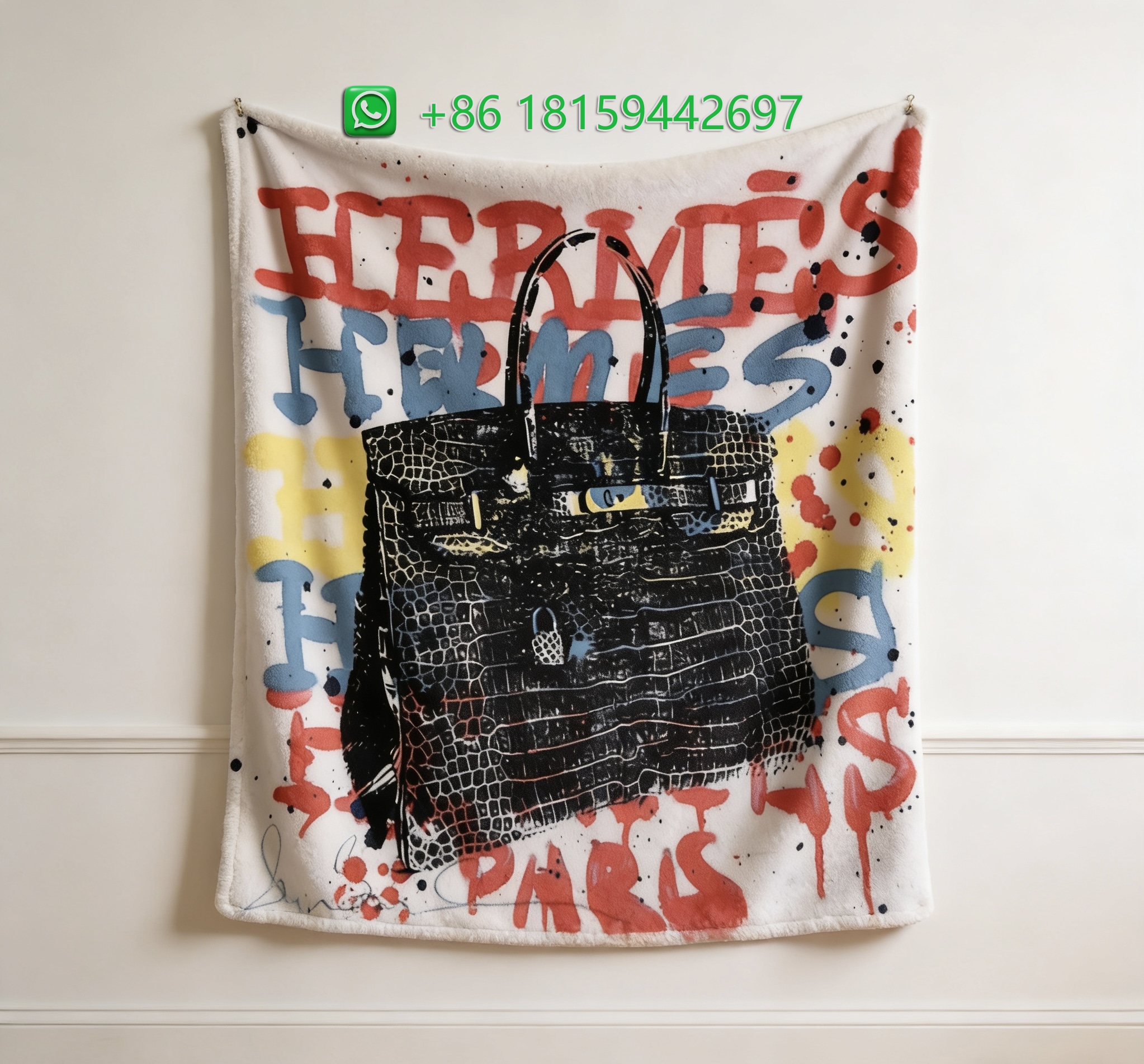 Hermes Throw Blankets